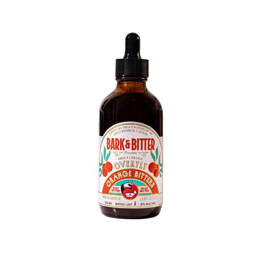 Bark and Bitter Non-Alcoholic Overtly Orange Bitters is available at Knyota Non-Alcoholic Drinks.