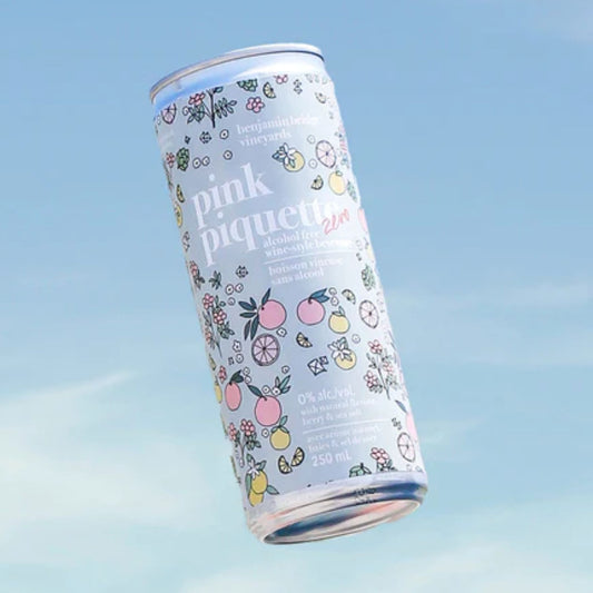 Benjamin Bridge Pink Piquette Zero is available at Knyota Non-Alcoholic Drinks.