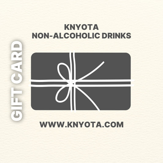 KNYOTA Non-Alcoholic Drinks Gift Card is valid online or in-store.