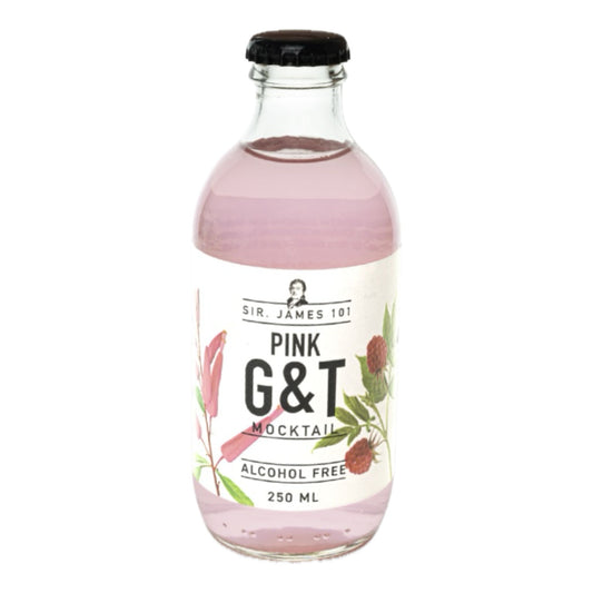 Sir. James 101 Pink G&T Alcohol Free (Pink G&T) is available at Knyota Non-Alcoholic Drinks.