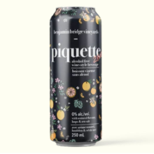 Benjamin Bridge Piquette Zero is available for sale at Knyota Drinks in Ottawa.