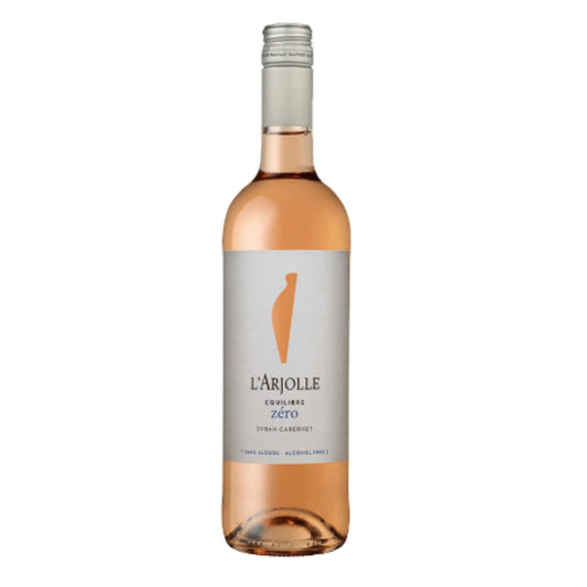 L'Arjolle Syrah Cabernet Rosé non-alcoholic wine is available for sale at Knyota Drinks in Ottawa.