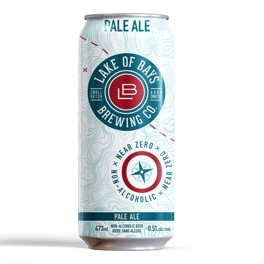 Lake of Bays Non Alcoholic Pale Ale is available for sale at Knyota Drinks in Ottawa.