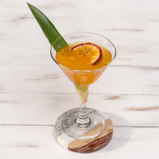 A photo of a Passion Fruit Martini mocktail recipe