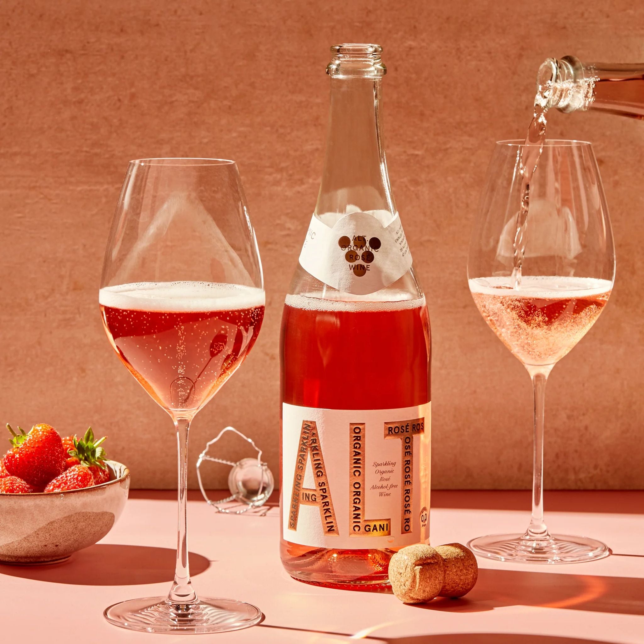Rose Alt ALT. Sparkling Organic Rosé (750mL x 1) – Knyota Drinks