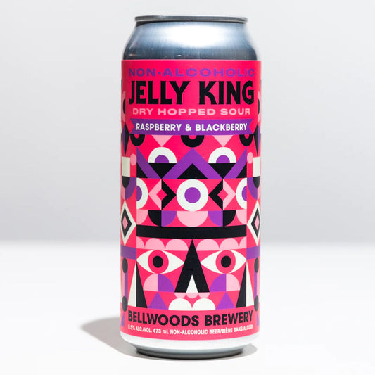 Bellwoods Brewery Jelly King Dry Hopped Sour w/ Raspberry & Blackberry (473mL x 1)