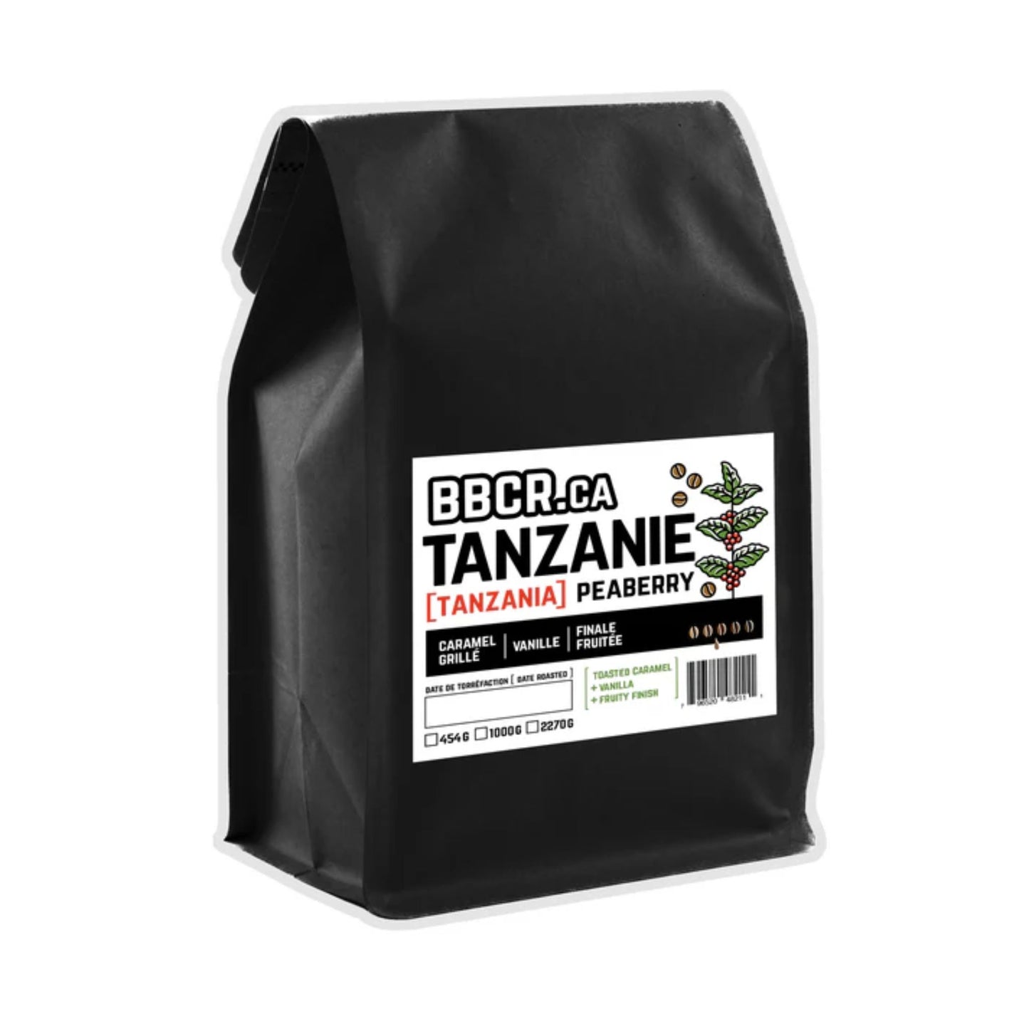 Brown Bag Coffee Roasters (BBCR) Tanzania Sigle Origin Coffee is available at Knyota Non-Alcoholic Drinks.