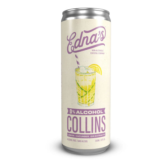 Edna's Collins Non-Alcoholic Cocktail is available at Knyota Non-Alcoholic Drinks.