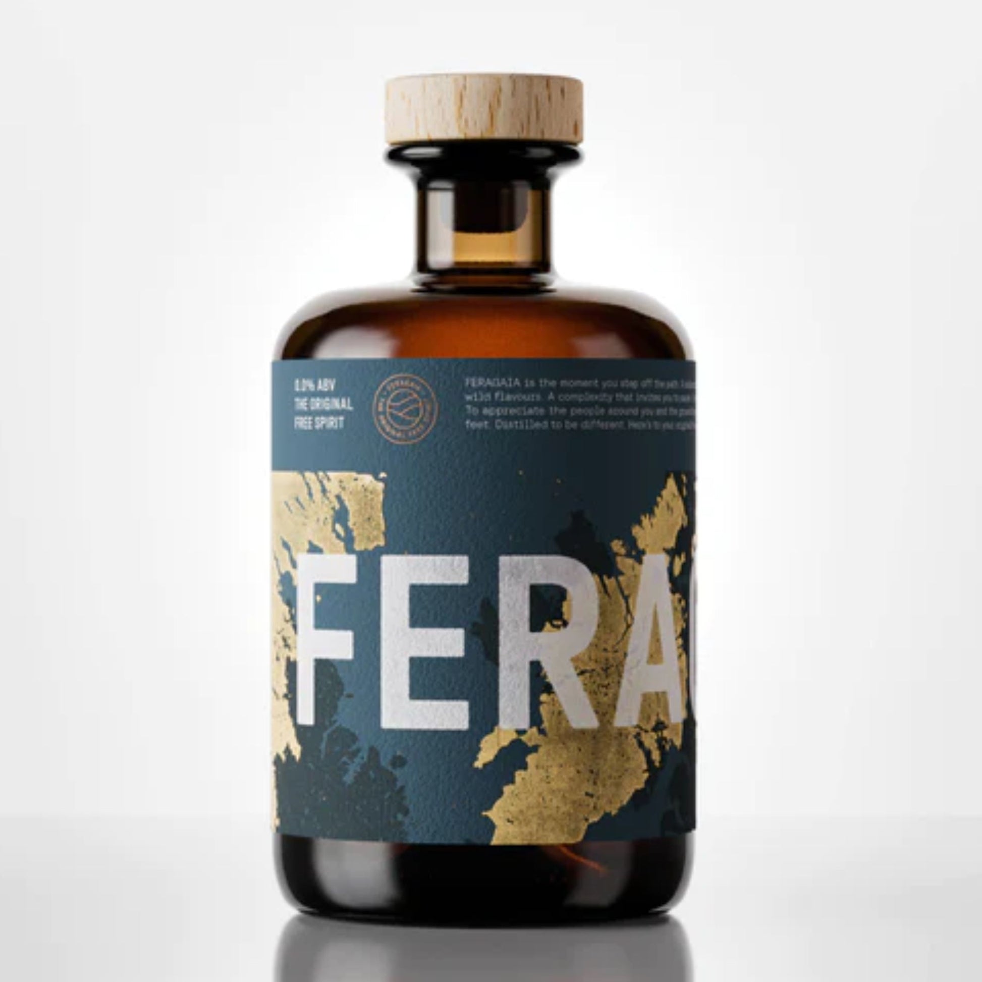 Feragaia distilled alcohol-free spirit is available at Knyota Non-Alcoholic Drinks.