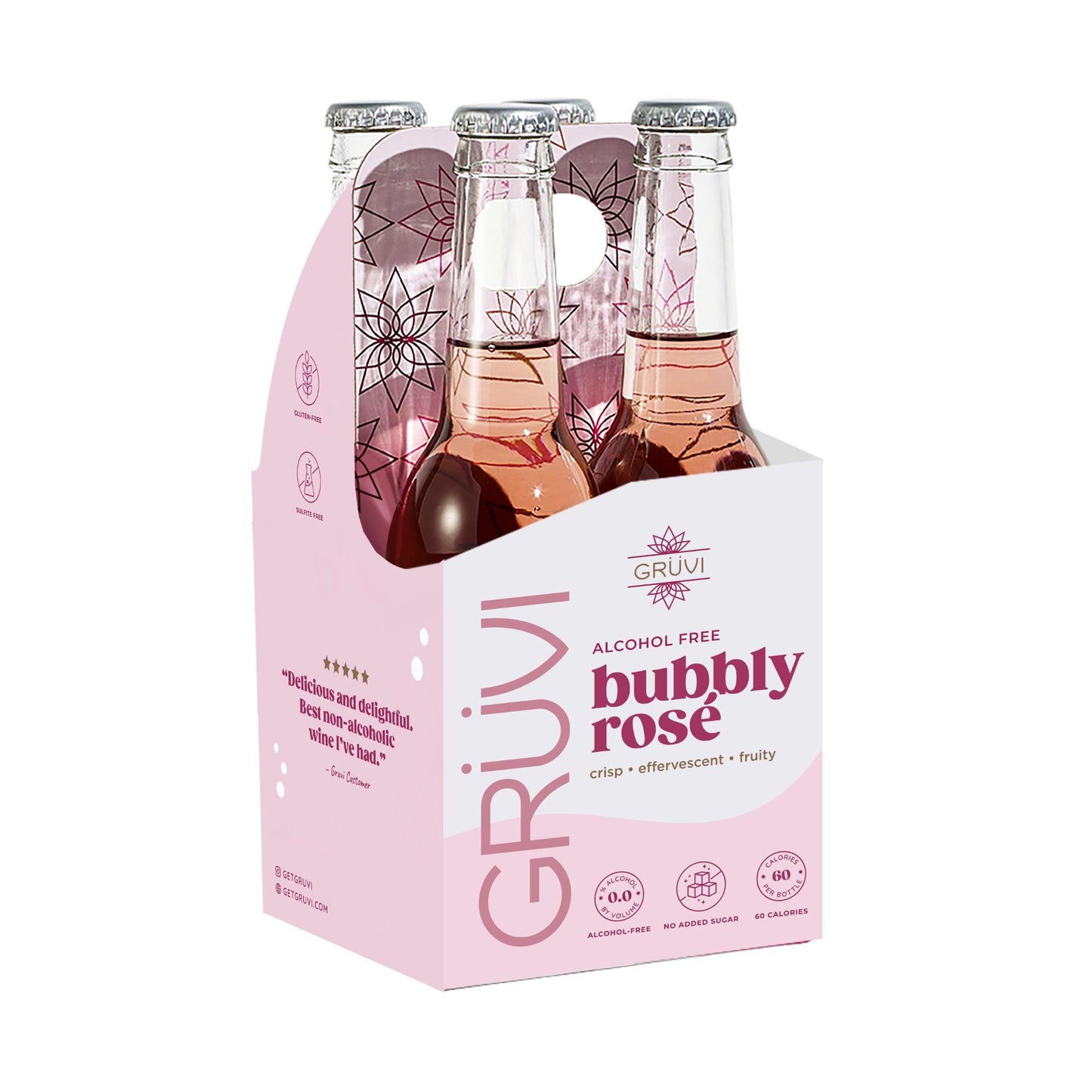 Grüvi Bubbly Rosé (275mL x 4)