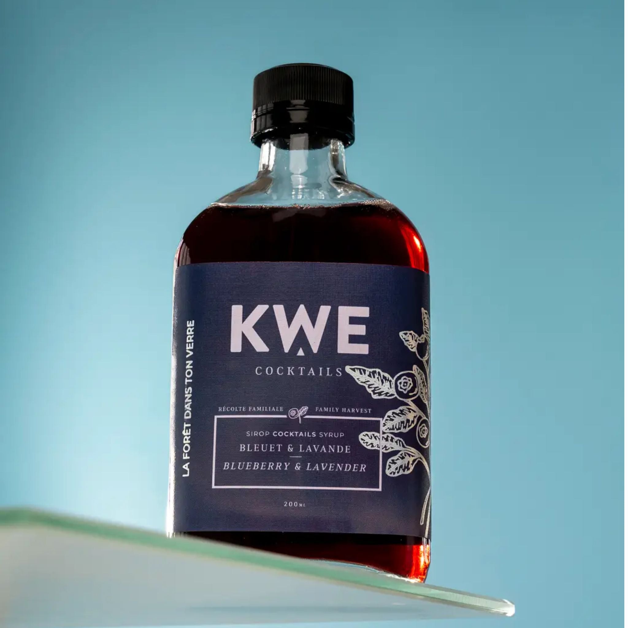 KWE Blueberry and Lavender Cocktail Syrup (200mL x 1) – Knyota Drinks