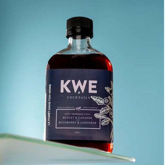 KWE Blueberry and Lavender Cocktail Syrup (200mL x 1)