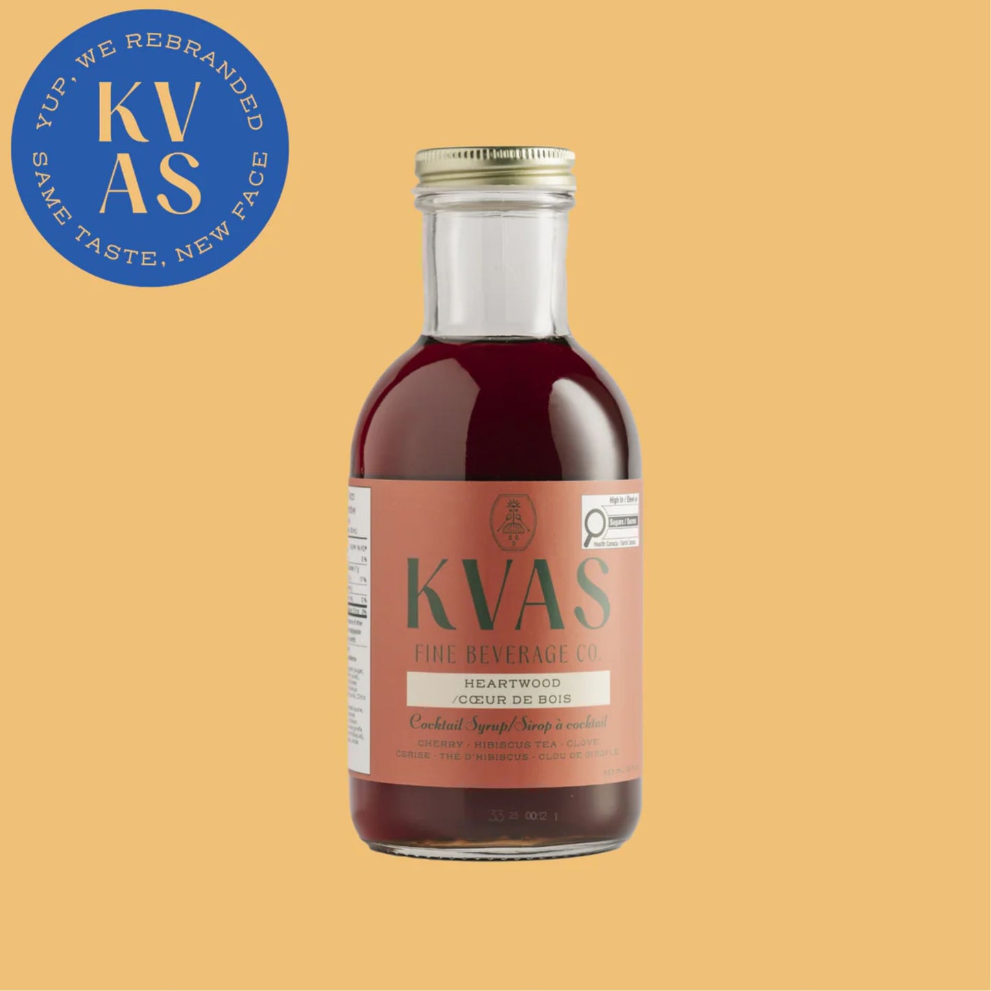 Kvas Heartwood Cocktail Syrup (355mL x 1)
