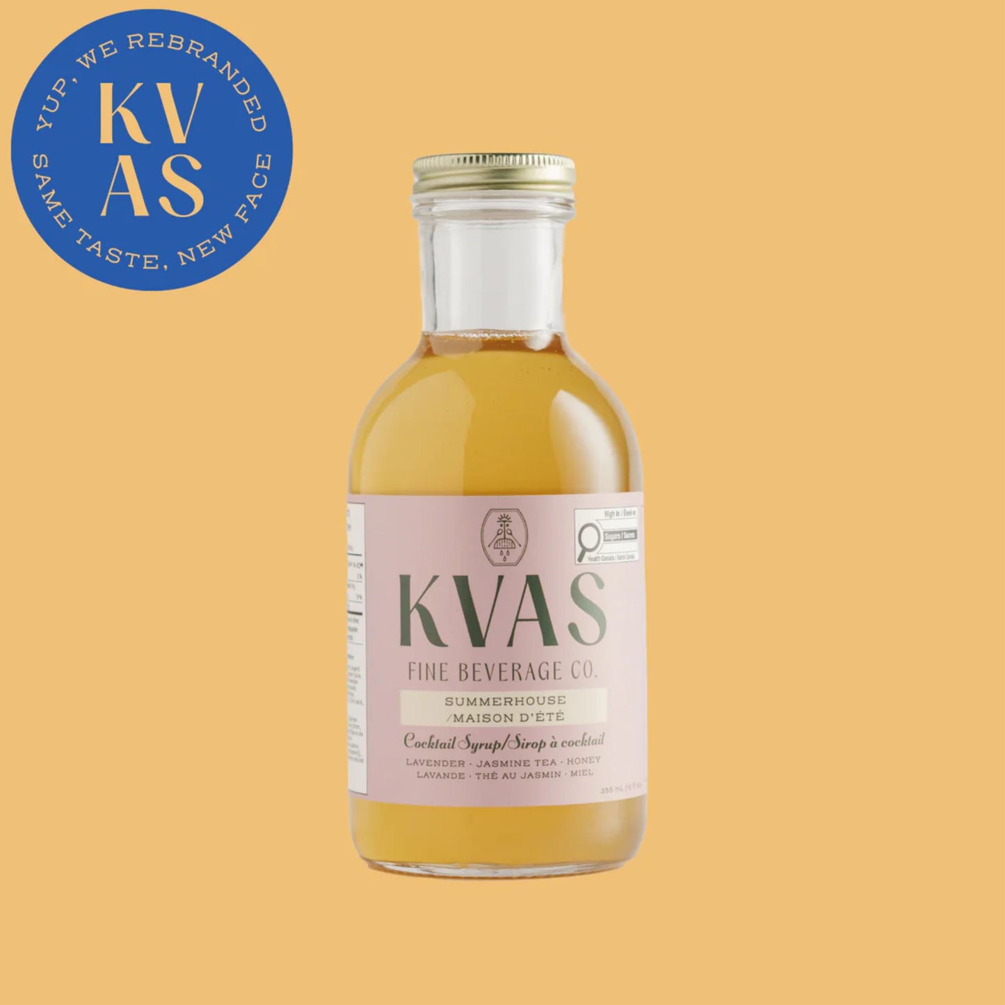 Kvas Summerhouse Cocktail Syrup (355mL x 1)