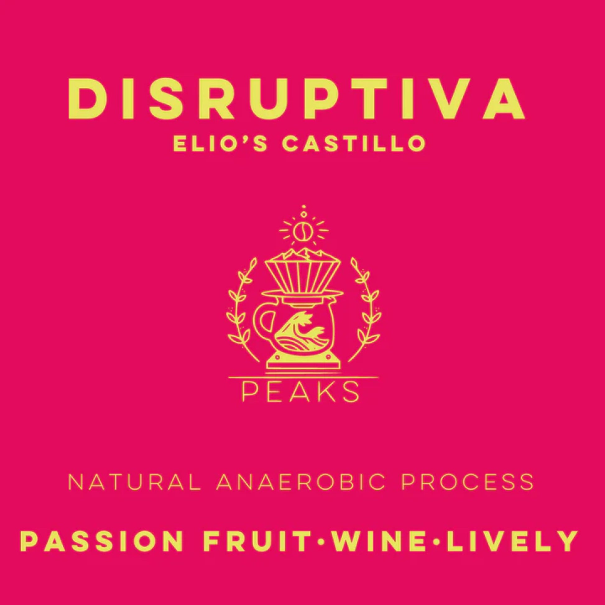 LULO Disruptiva Elio's Natural Anaerobic Castillo - Peaks Series is available at Knyota Non-Alcoholic Drinks.