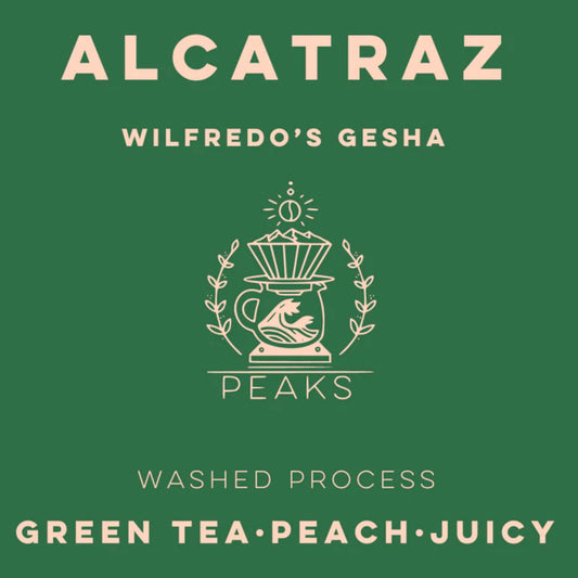 LULO Finca Alcatraz Wilfredo's Washed Gesha - Peaks Series is available at Knyota Non-Alcoholic Drinks.