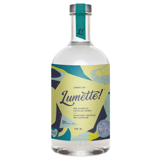 Lumette! London Dry Non-Alcoholic Distilled Spirit is available at Knyota Non-Alcoholic Drinks.