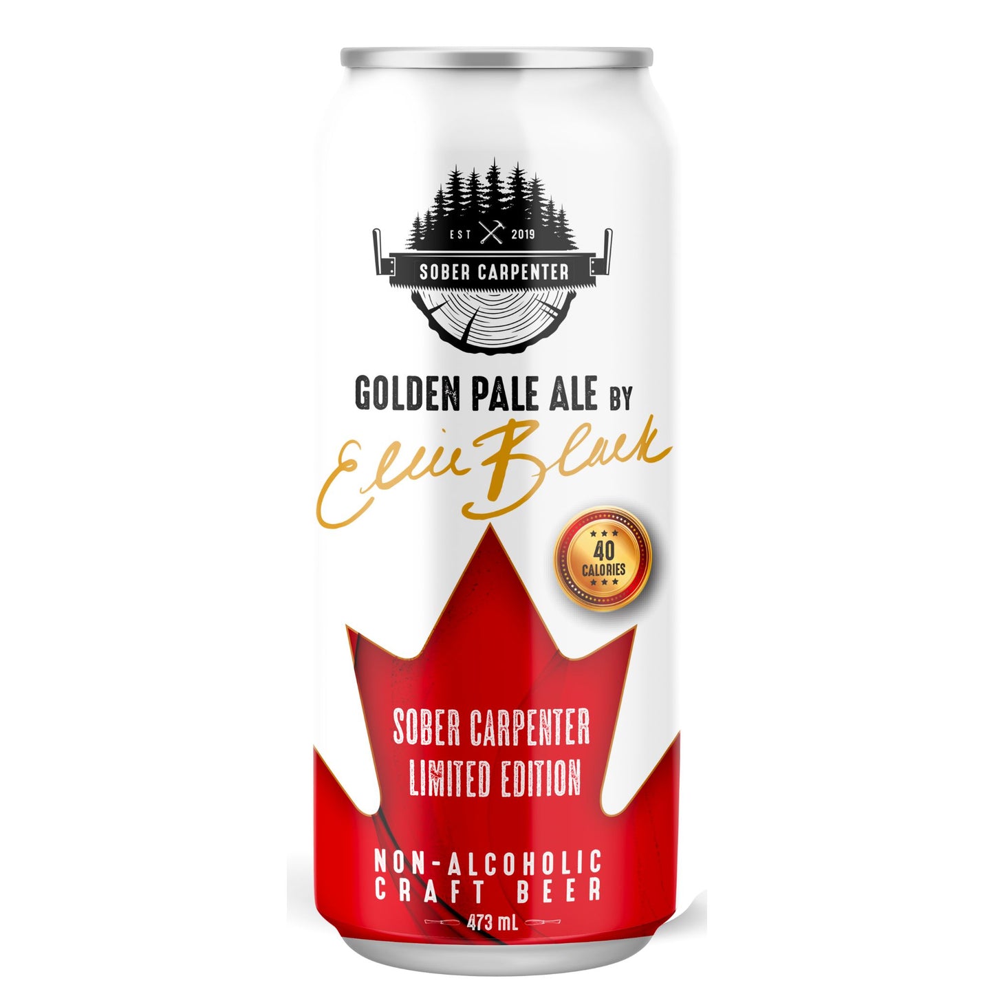 Sober Carpenter Golden Pale Ale By Ellie Black (473mL x 1)