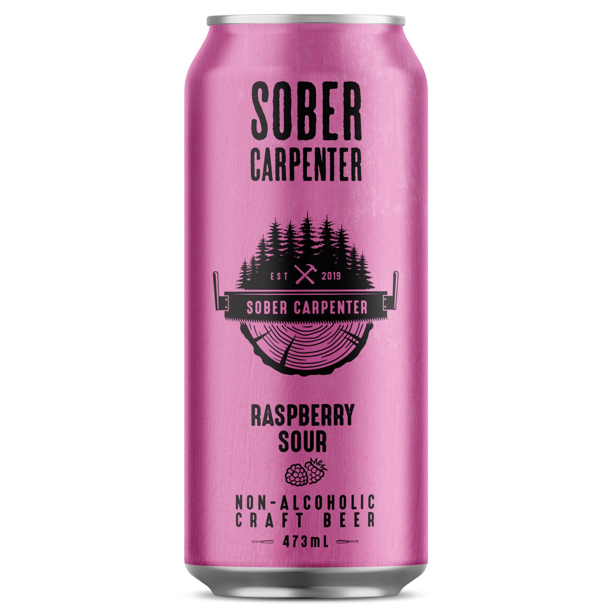 Sober Carpenter Non-Alcoholic Beer Raspberry Sour is available for sale at Knyota Non-Alcoholic Drinks.