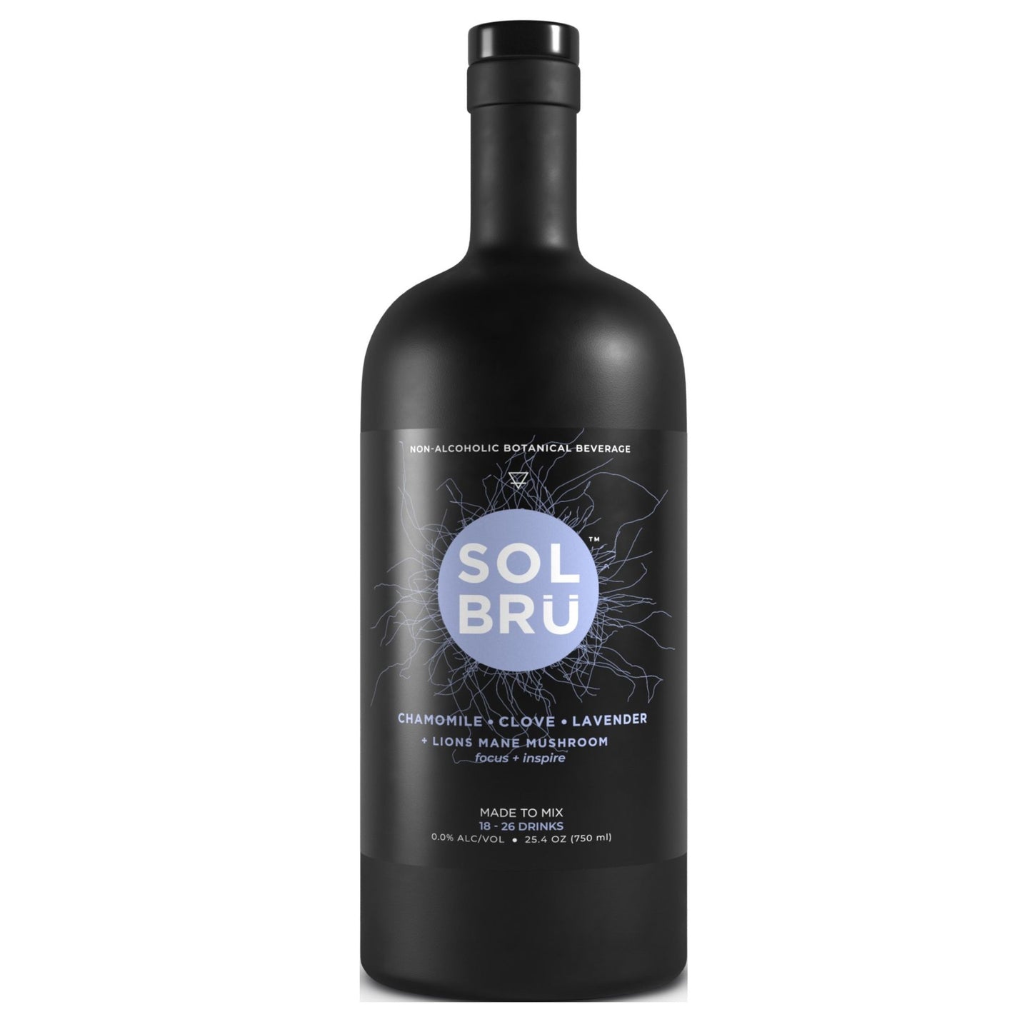 Solbrü Inspire soulful plant alchemy alcohol free elixir is available at Knyota Non-Alcoholic Drinks in Ottawa.