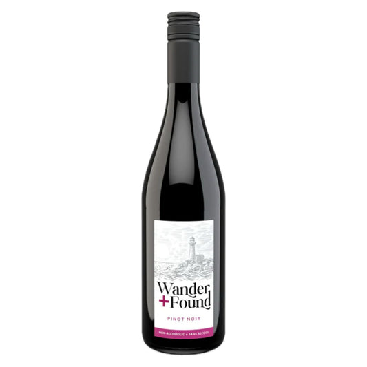 Wander and Found Non-Alcoholic Pinot Noir is available at Knyota Non-Alcoholic Drinks.