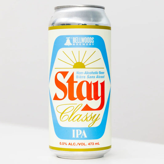 Bellwoods Brewery Non-Alcoholic Beer Stay Classy IPA is available at Knyota Non-Alcoholic Drinks.