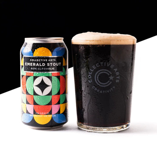 Collective Arts Non-Alcoholic Emerald Stout is available at Knyota Drinks in Ottawa.