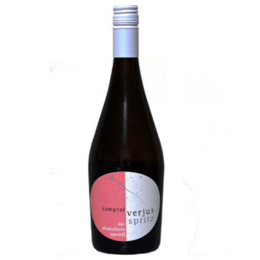 Kamptal Verjus Spritz non-alcoholic wine alternative is available at Knyota Drinks.
