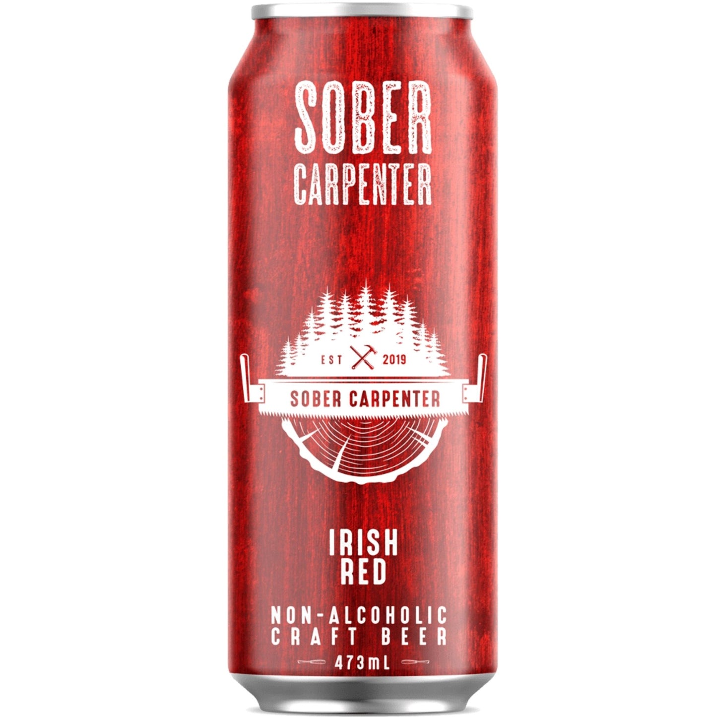 A photo of Sober Carpenter Irish Red. Available for at home delivery from Knyota Drinks. Brewed in the Irish style with Windsor yeast, you'll notice the malt focused aromas of this medium bodied ale. The roasted barley translated into subtle notes of coffee and caramel.