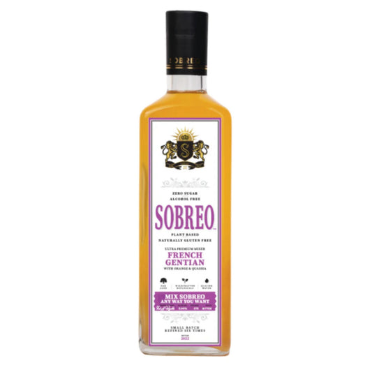 Sobreo French Gentian non-alcoholic mixer is available for sale at Knyota Drinks in Ottawa.