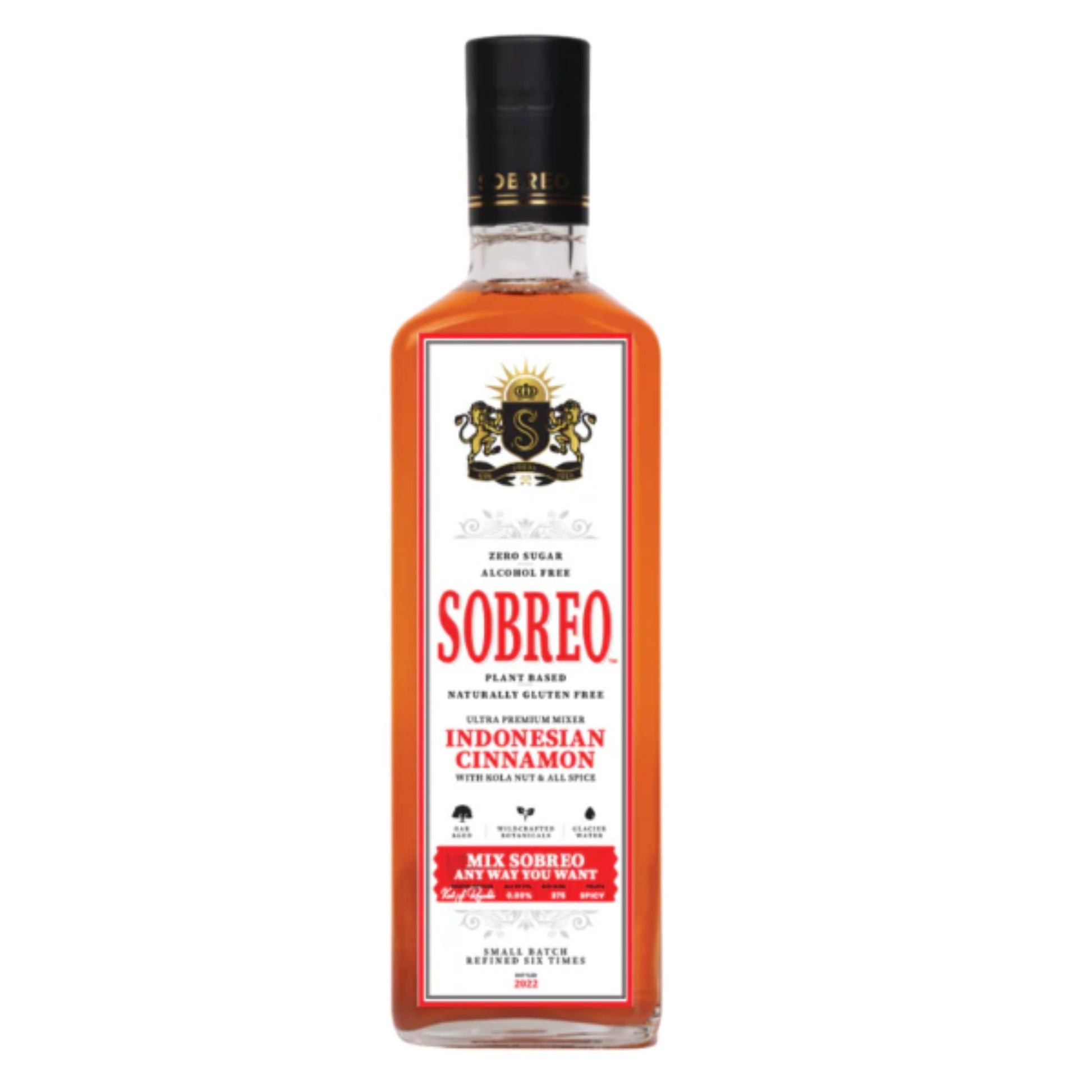 Sobreo Indonesian Cinnamon non-alcoholic cocktail mixer is available for sale at Knyota Drinks.